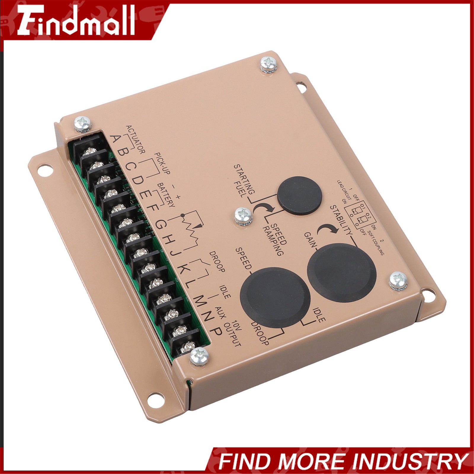 Findmall Actuator+Speed Controller ADC225-24V ESD5500E+Pickup Sensor MPU 3034572