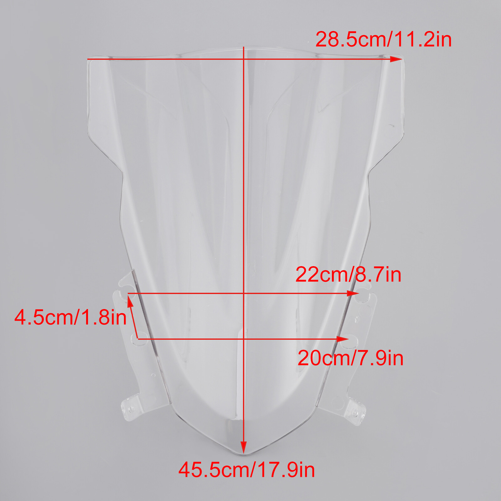 Motorcycle Windshield WindScreen fit for Daytona 660 2024~2025 white