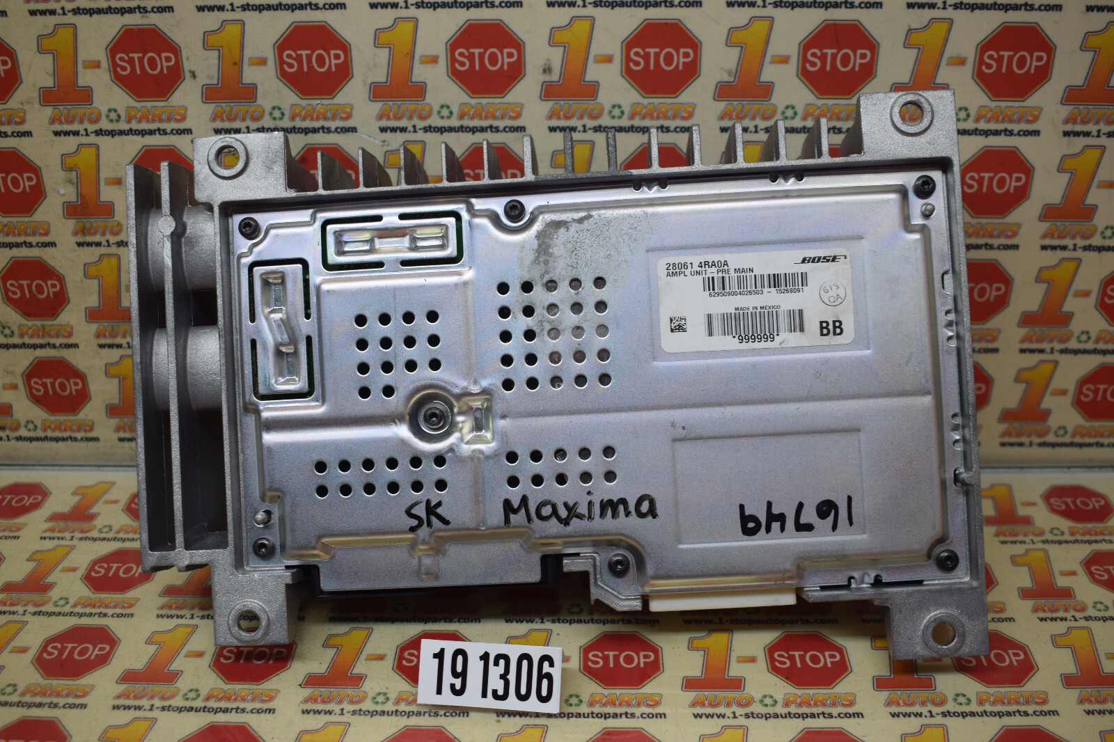 2016 2017 2018 NISSAN MAXIMA BOSE RADIO AUDIO AMP AMPLIFIER 28061-4RA0A OEM