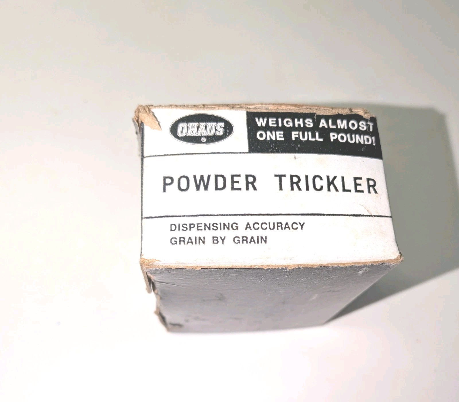 OHAUS Powder Trickler Heavy Metal Base Weighs Almost 1# in Box
