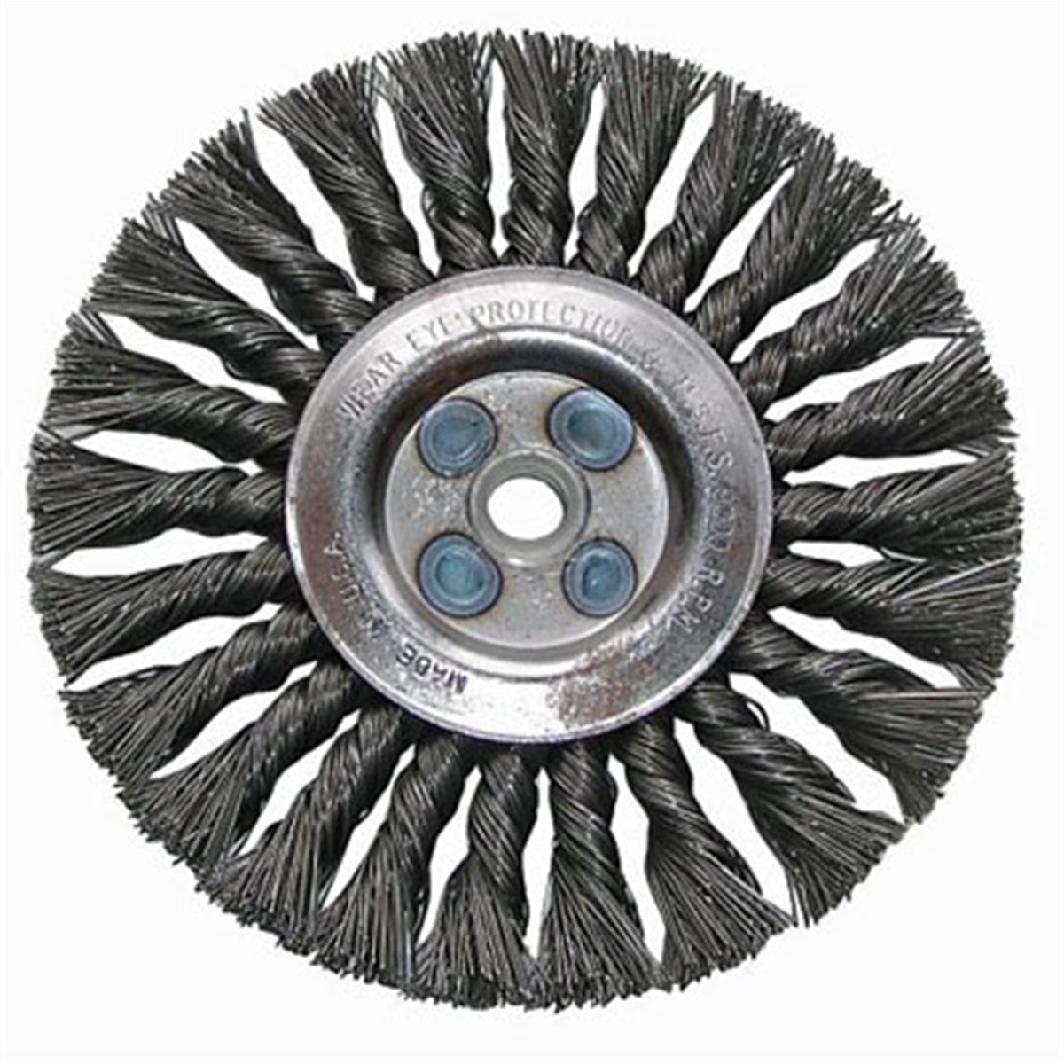 Shark Industries Ltd 14060 4" Straight Knotted Wire Wheel