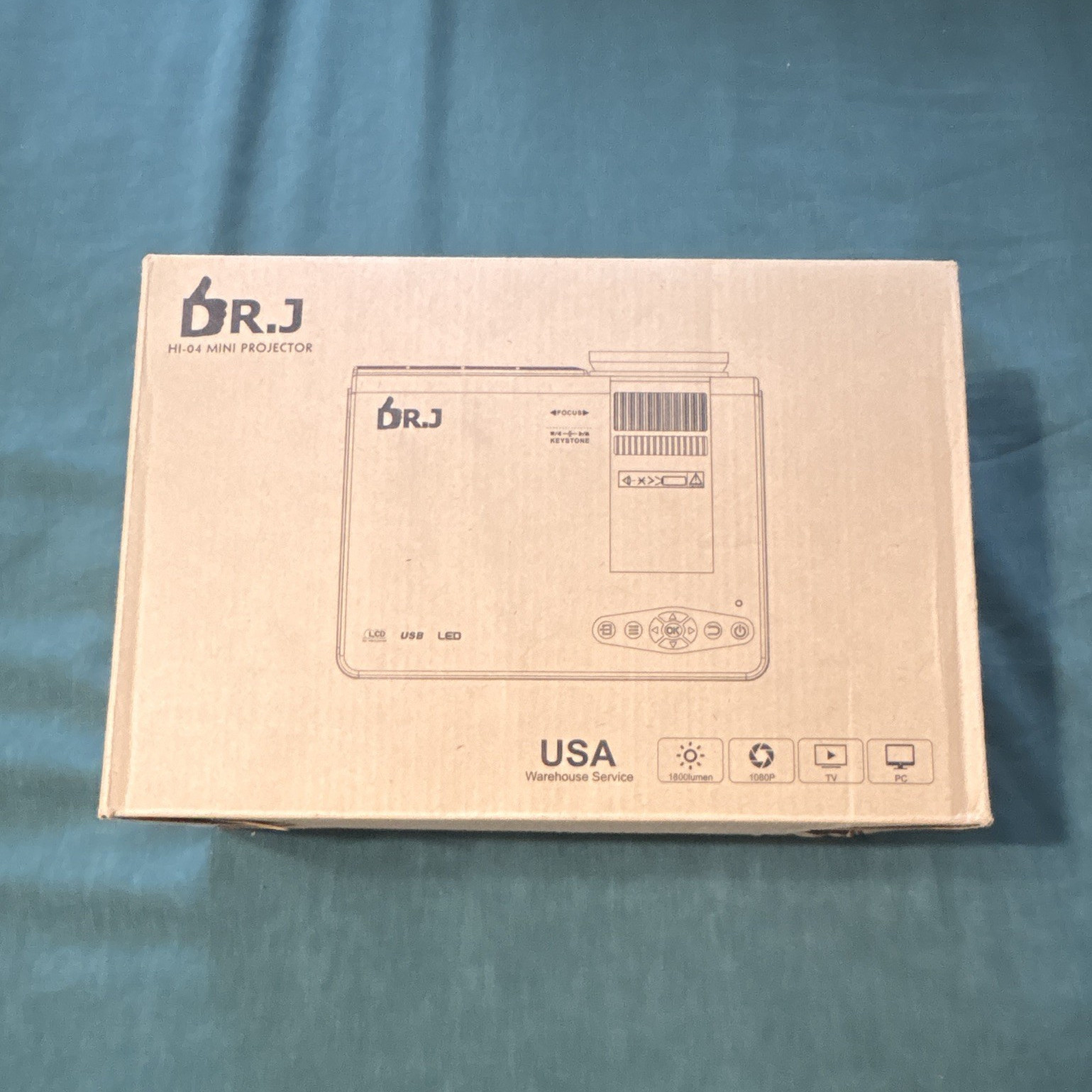 DR.J HI-04 Mini LED Projector