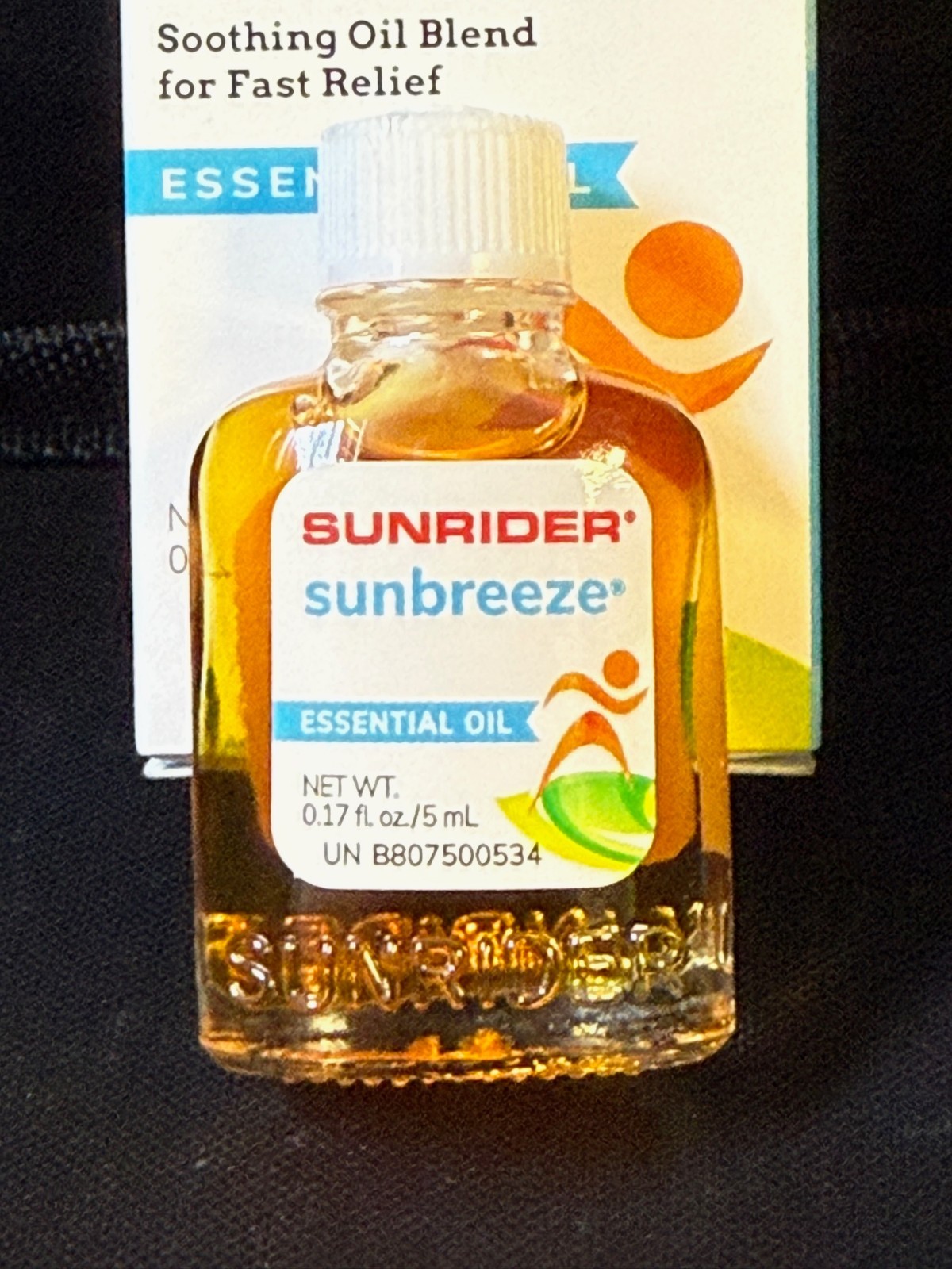 Sunrider Sunbreeze 0.17oz / 5ml Essential Oil Soothing Fast Relief 4 Muscle Ache