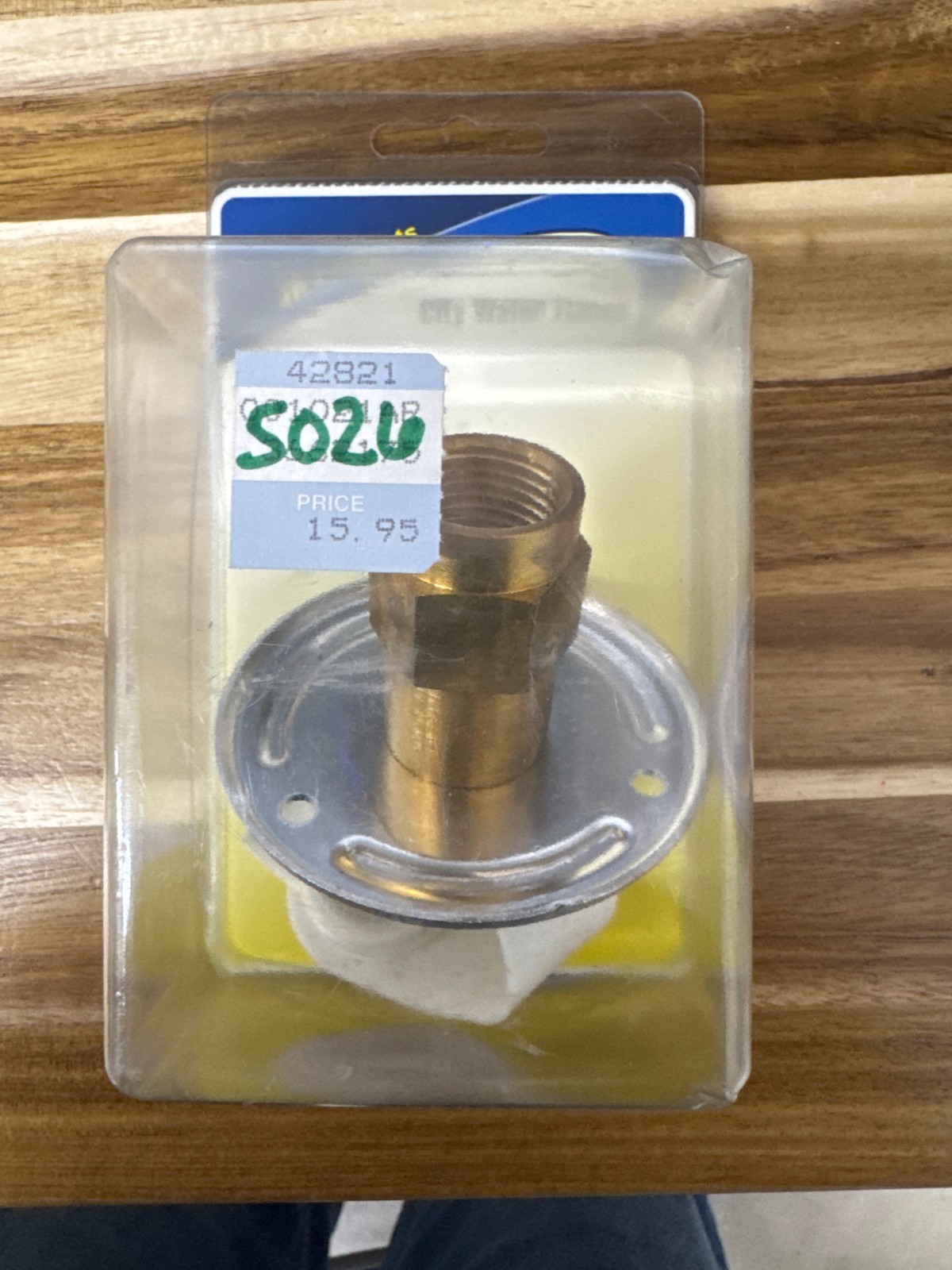 JR Products 62175 Aluminum City Water Flange - 1/2" MPT x 3/4"