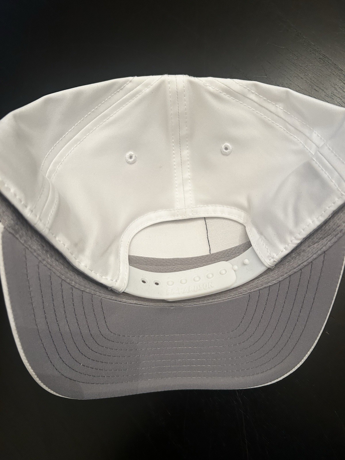 Richardson 258 Dumpster Fire Golf Rope Hat White Adjustable Snapback