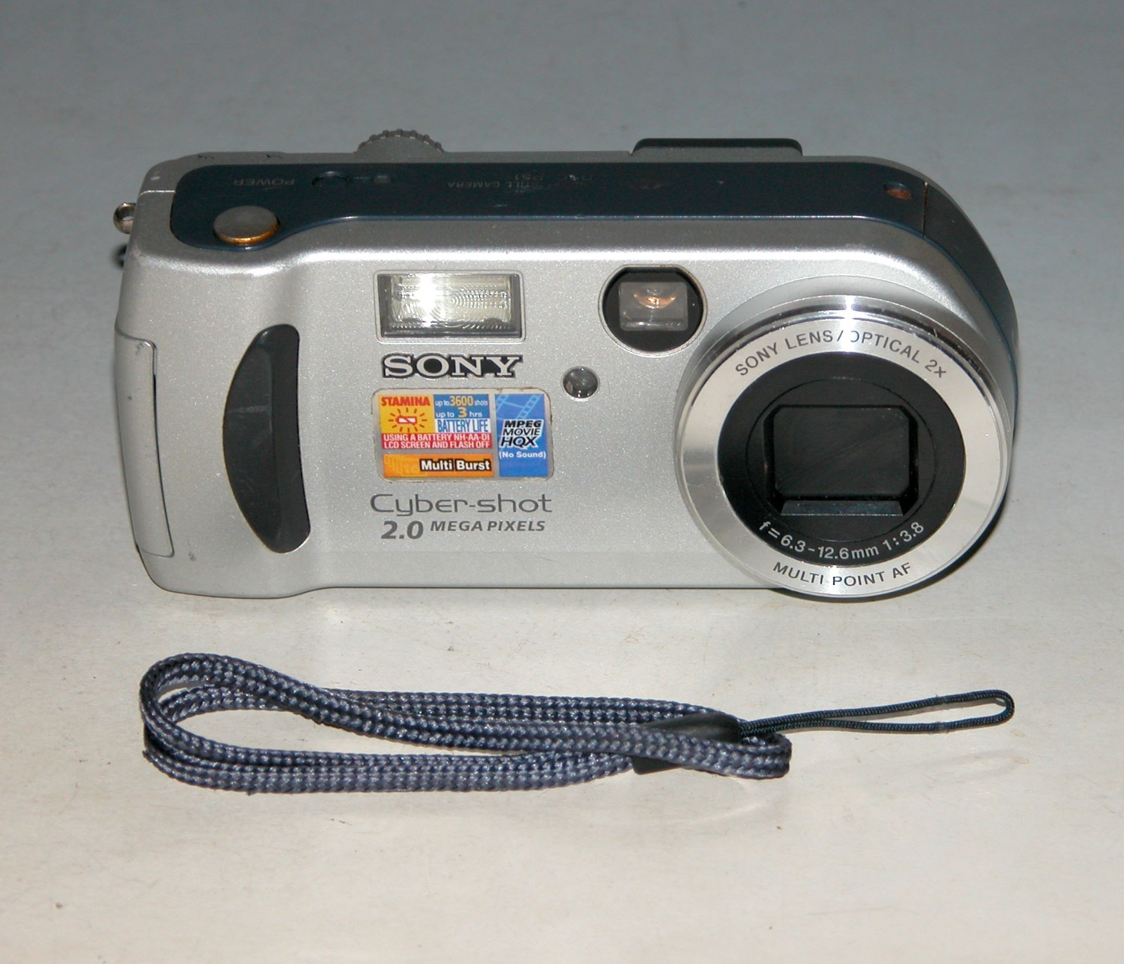 Sony Cyber-shot DSC-P51 2.0MP Digital Camera - Silver #2198