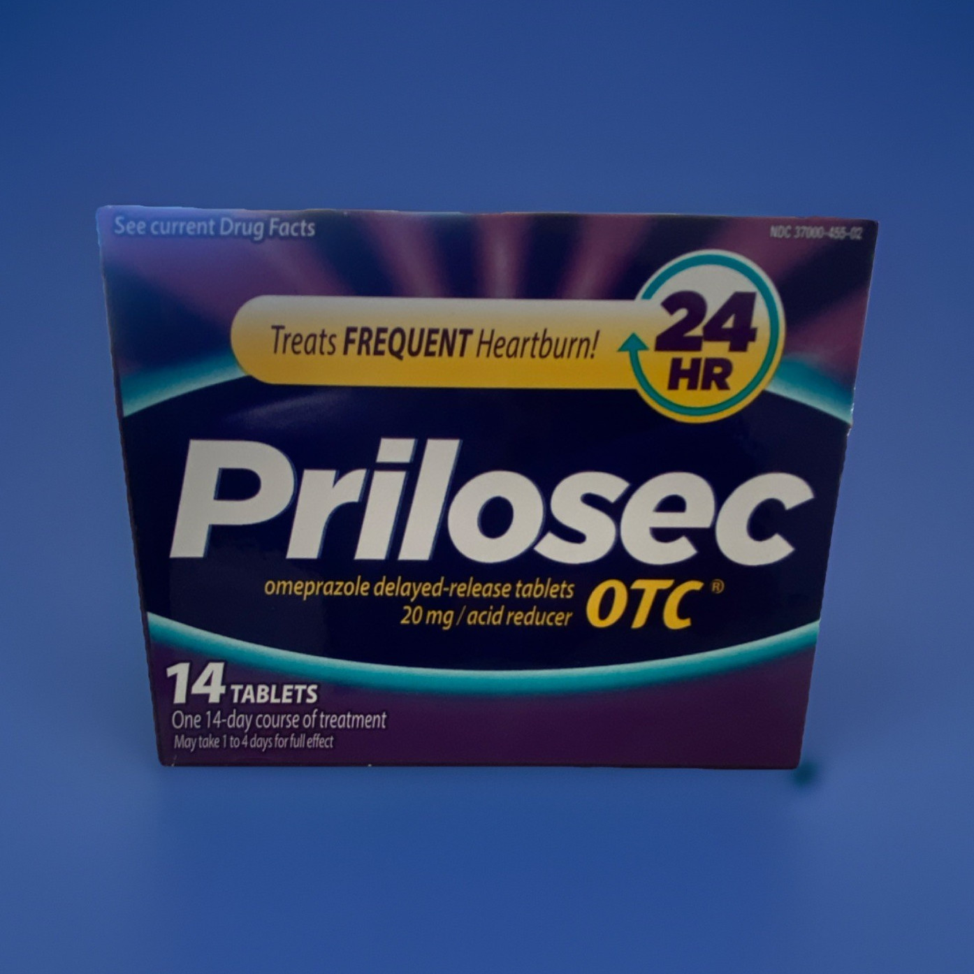 Prilosec OTC Omeprazole 20mg Heartburn Treatment Tablets 14 Count Adult