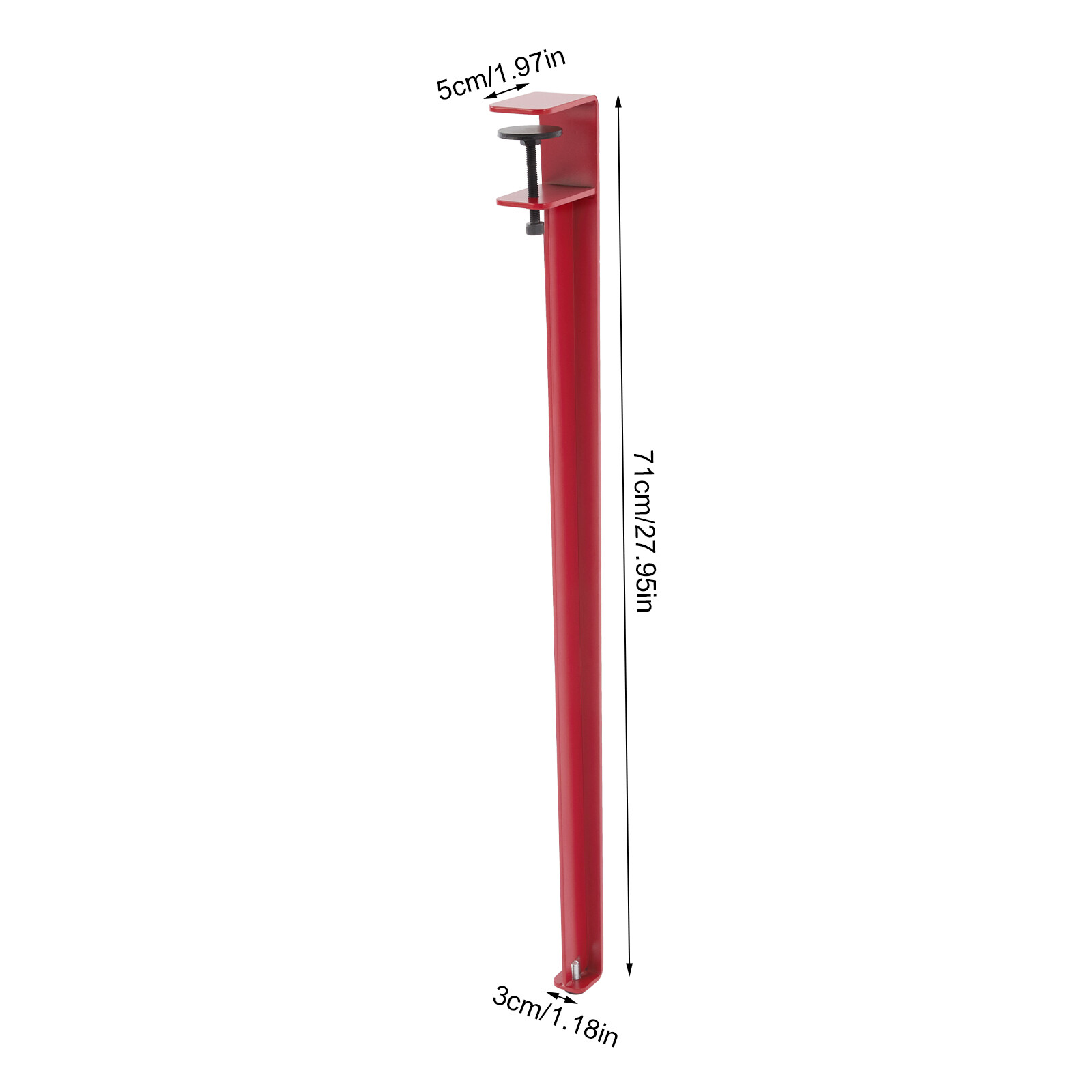 4pcs Adjustable Table Legs, Table Clamp Legs, Iron F-shaped Table Legs Red