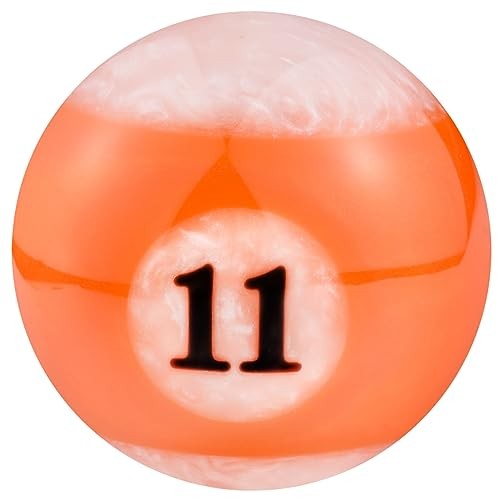 Resin Gear Knob Billiard Number 11 Shift Knobs Lever Stick Shifter Orange1
