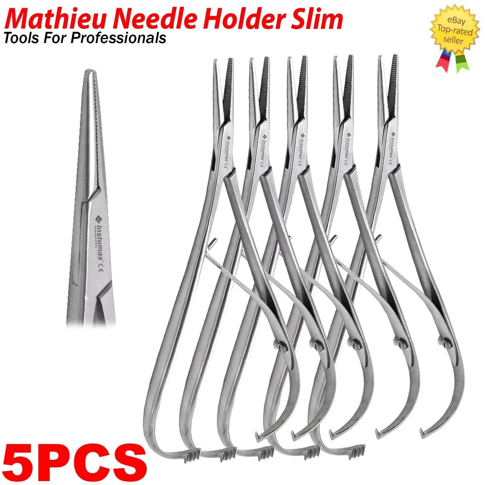 Mathieu Needle Holder Slim Surgical Instrument Stainless Steel Locking