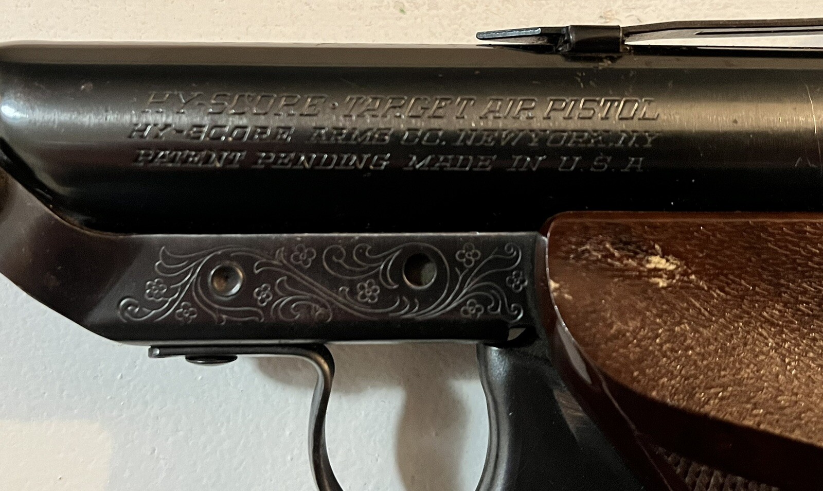 Hy-Score 802 Repeater Pellet Gun Target Air Pistol .22Cal Working Great!