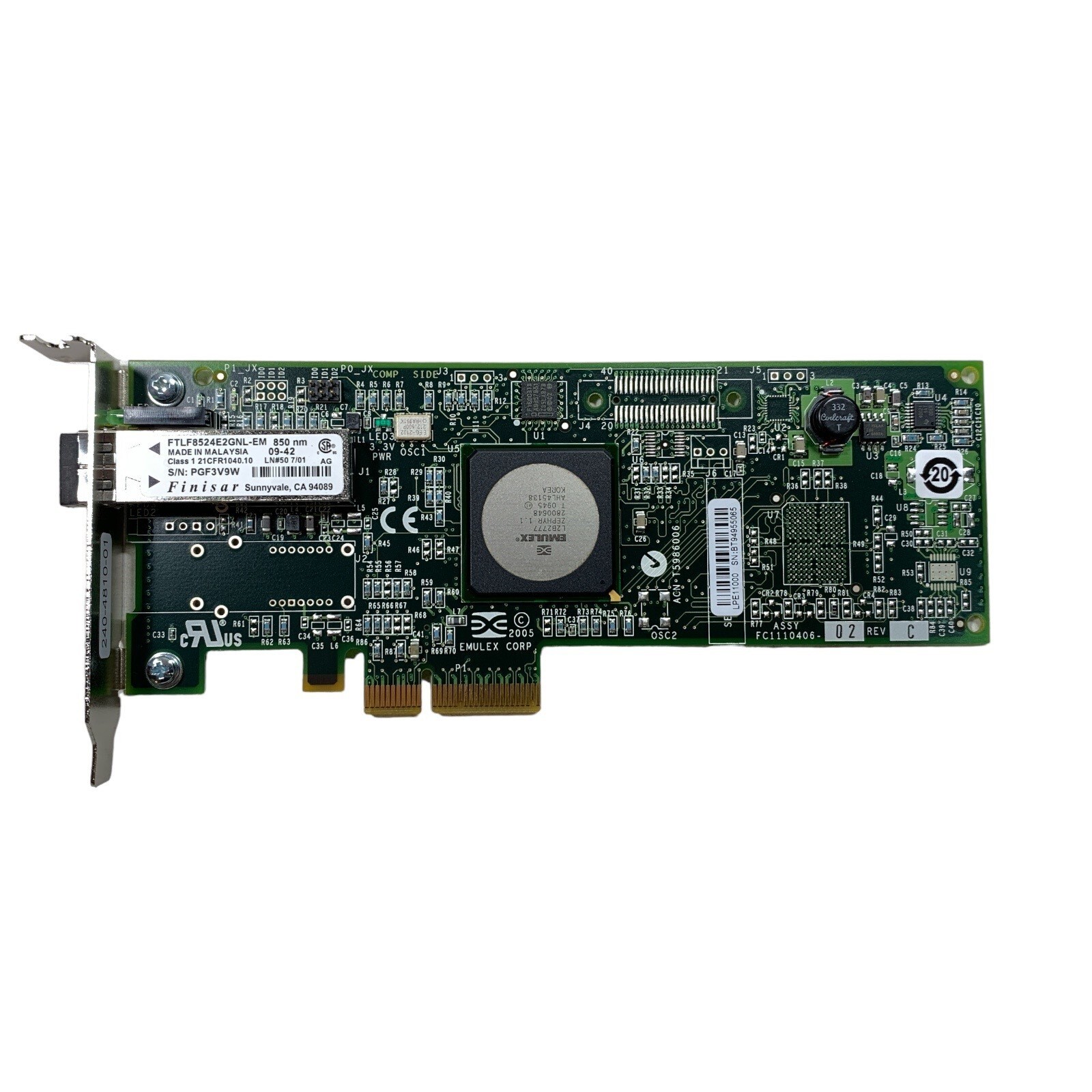 SUN 375-3396-01 SG-XPCIE1FC-EM4 PCIE 4GB LPE11000 NEW