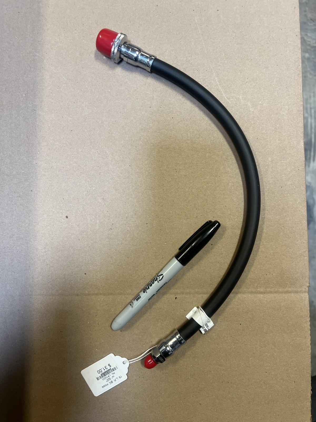XS Scuba 15 L.P. BC Hose w/ QD PN: LP15QD (New)