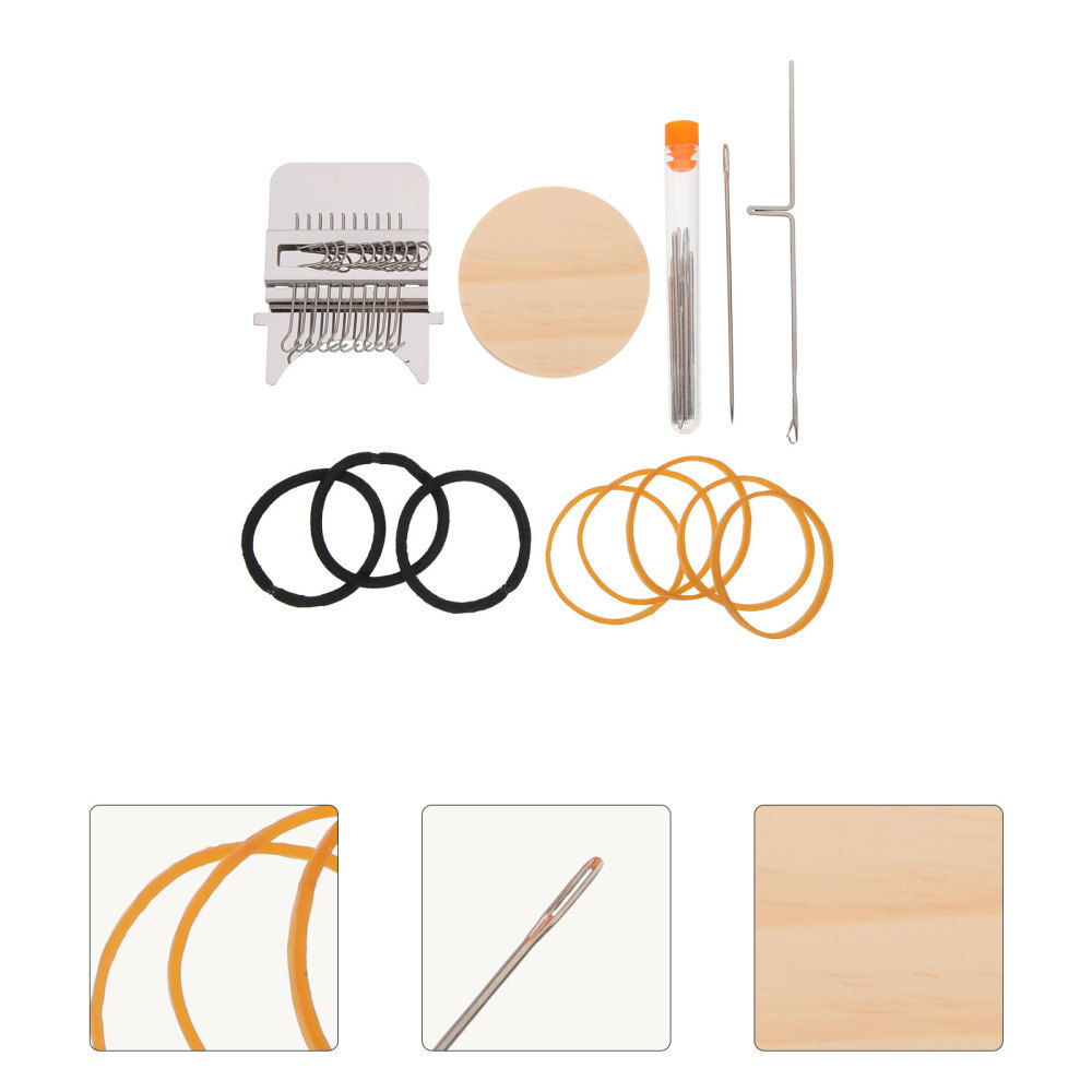 1 Set Small Weaving Loom Darning Loom Type Weave Tool Woven Machine Darning Tool