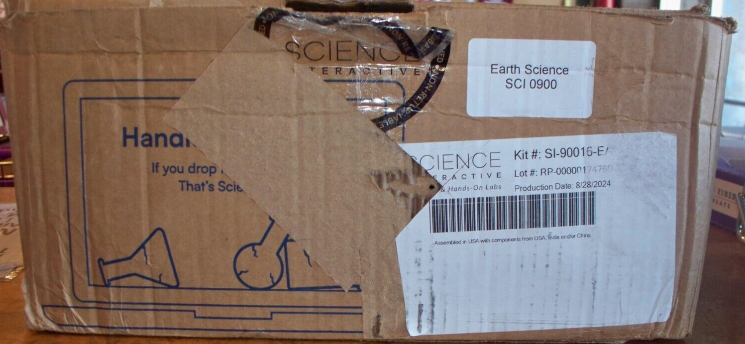 NEW Earth Science Interactive Lab Kit eScience & Hands On Labs SCI 0900