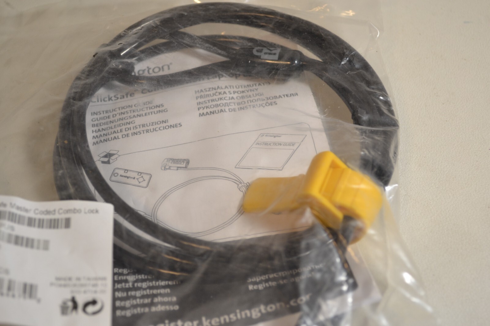 Kensington ClickSafe Master Coded Combination Lock K64679US