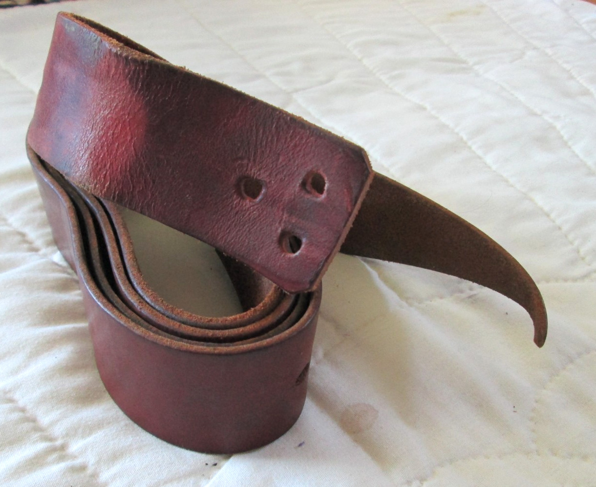 6' BURGUNDY LEATHER LATIGO STRAP