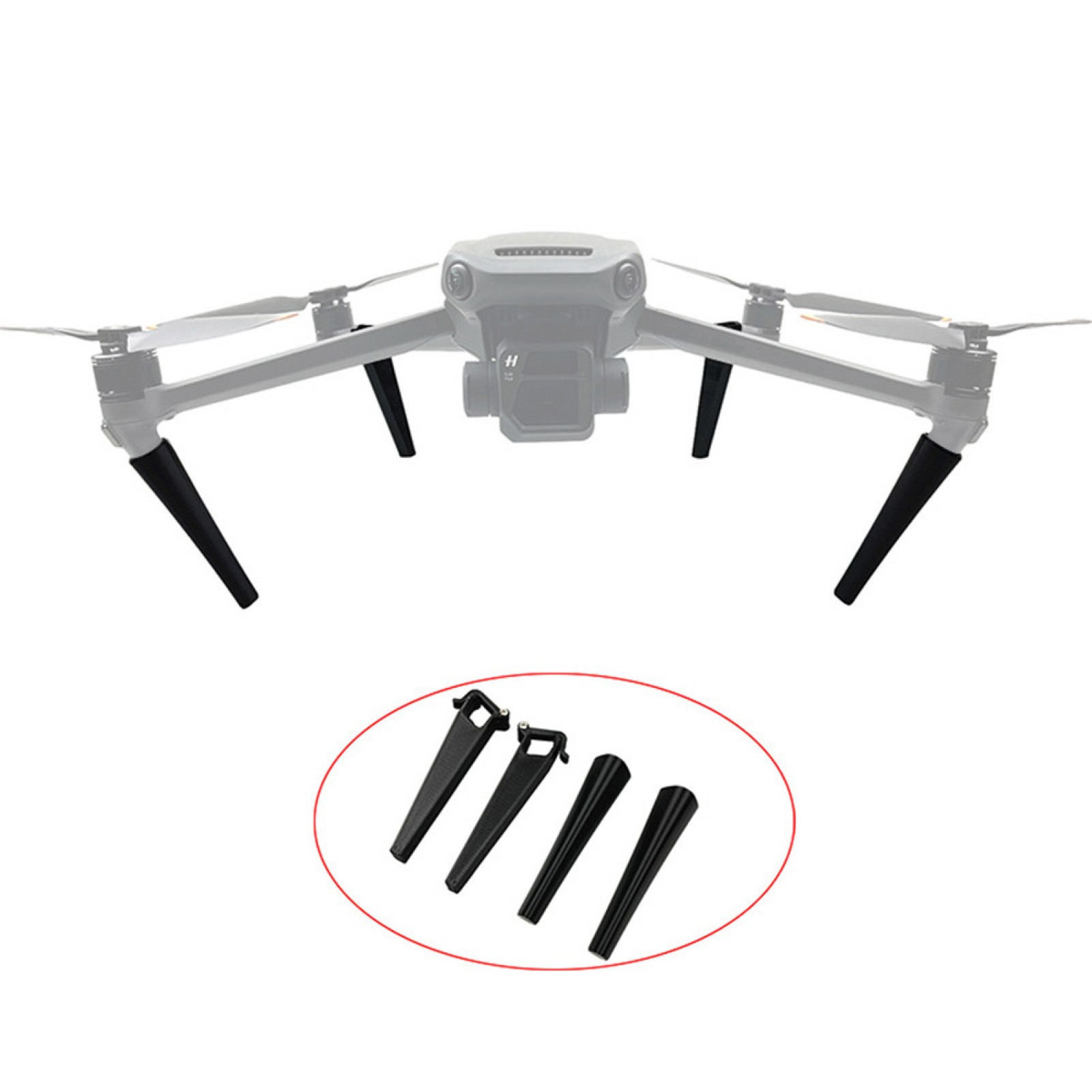 5cm Height Increased Tripod Landing Gear Extension Protector for DJI Mavic 3 E