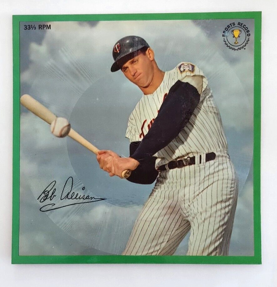 Bobby Allison 1964 Auravision 33 1/3 Record Unpunched Minnesota Twins