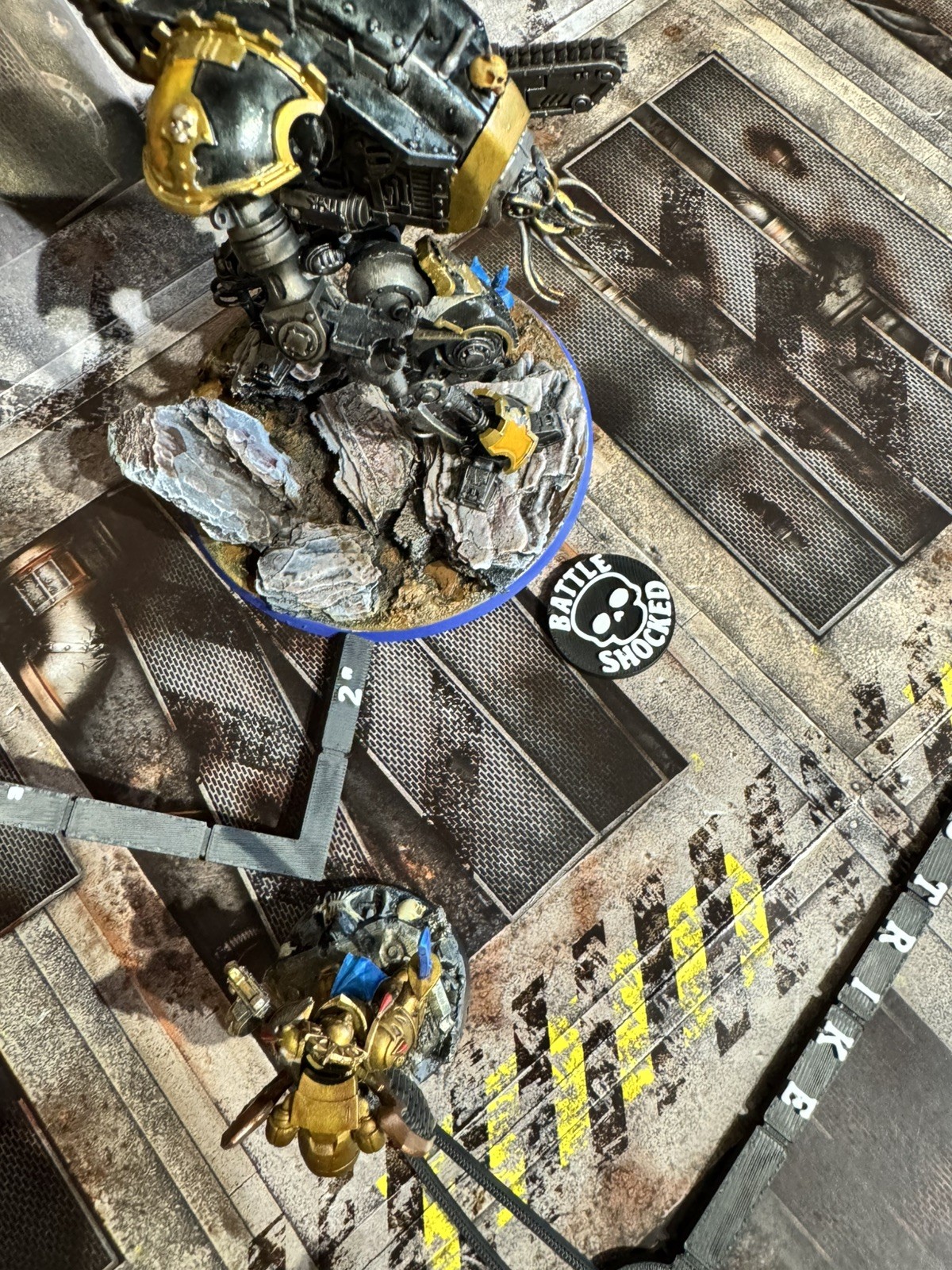 40K Warhammer 11th ed Deep Strike & Deployment Zone Marker Set - Battle Shocked