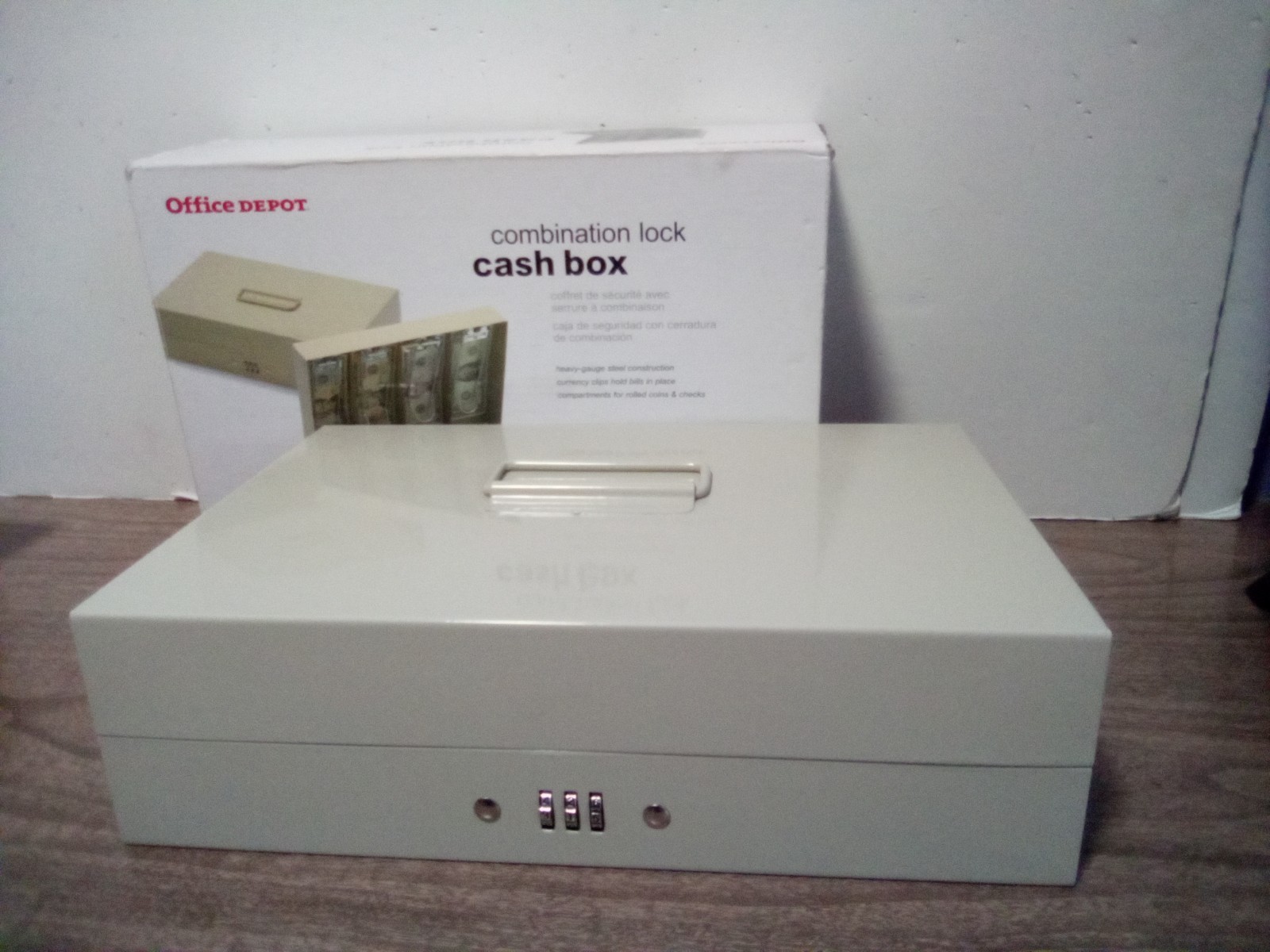 Office Depot Combination Lock Cash Box