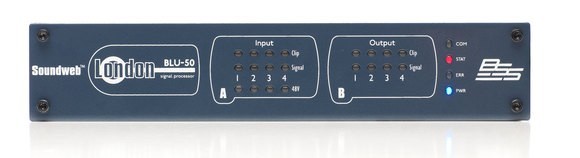 BSS BLU50-M - 4x4 Signal Processor with BLU link - New / Open Box