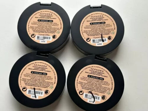 Lot of 4 ~ Sephora Matte Perfection Powder Foundation ~ 26 Neutral Sand