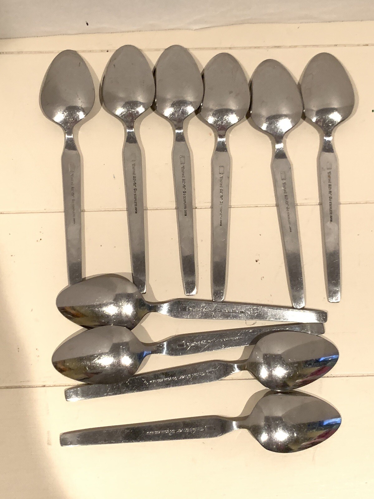 Riviera Flatware Cordova Teaspoons 10 Piece Stainless Steel Japan United Silver