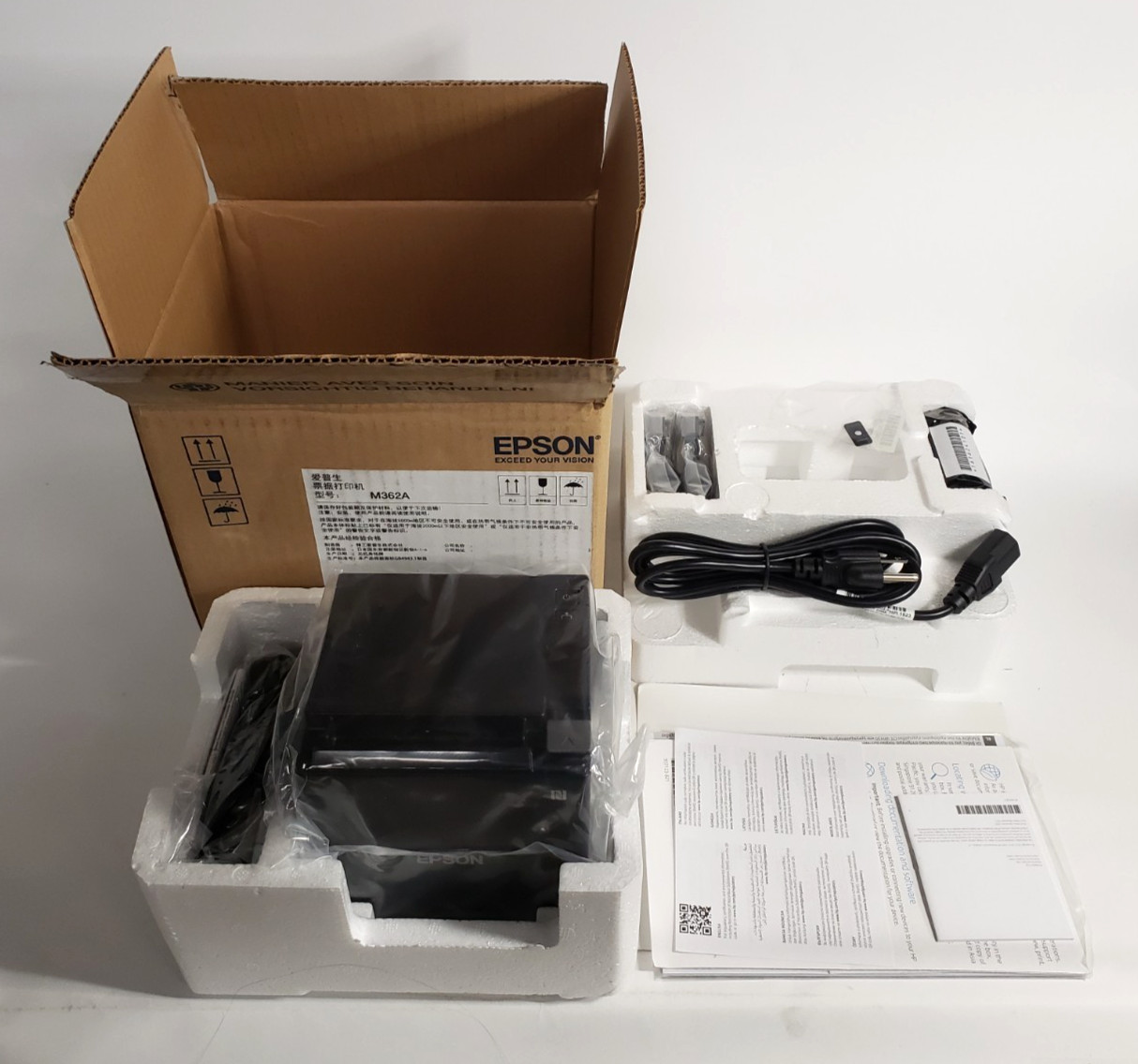 OPEN BOX Epson TM-M30ii M362A Ethernet USB Thermal Receipt Printer NO BLUETOOTH