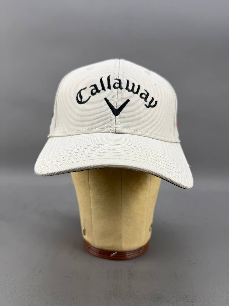 Callaway Beige Golf Baseball Hat Sponsored MasterCard Mutsubishi Electric OSFM