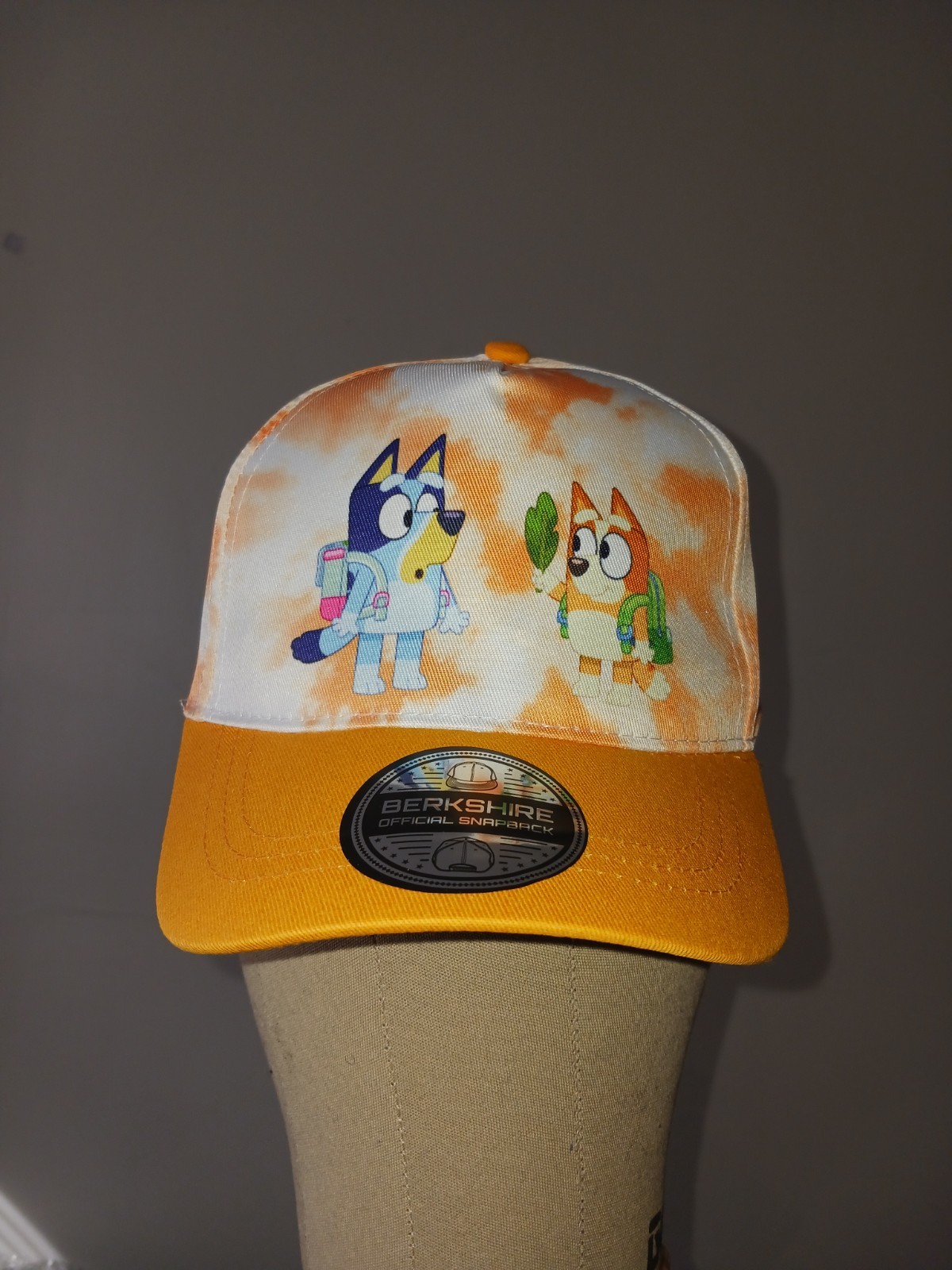 Bluey Toddler Size Hat in Orange , Berkshire, Snapback NWT