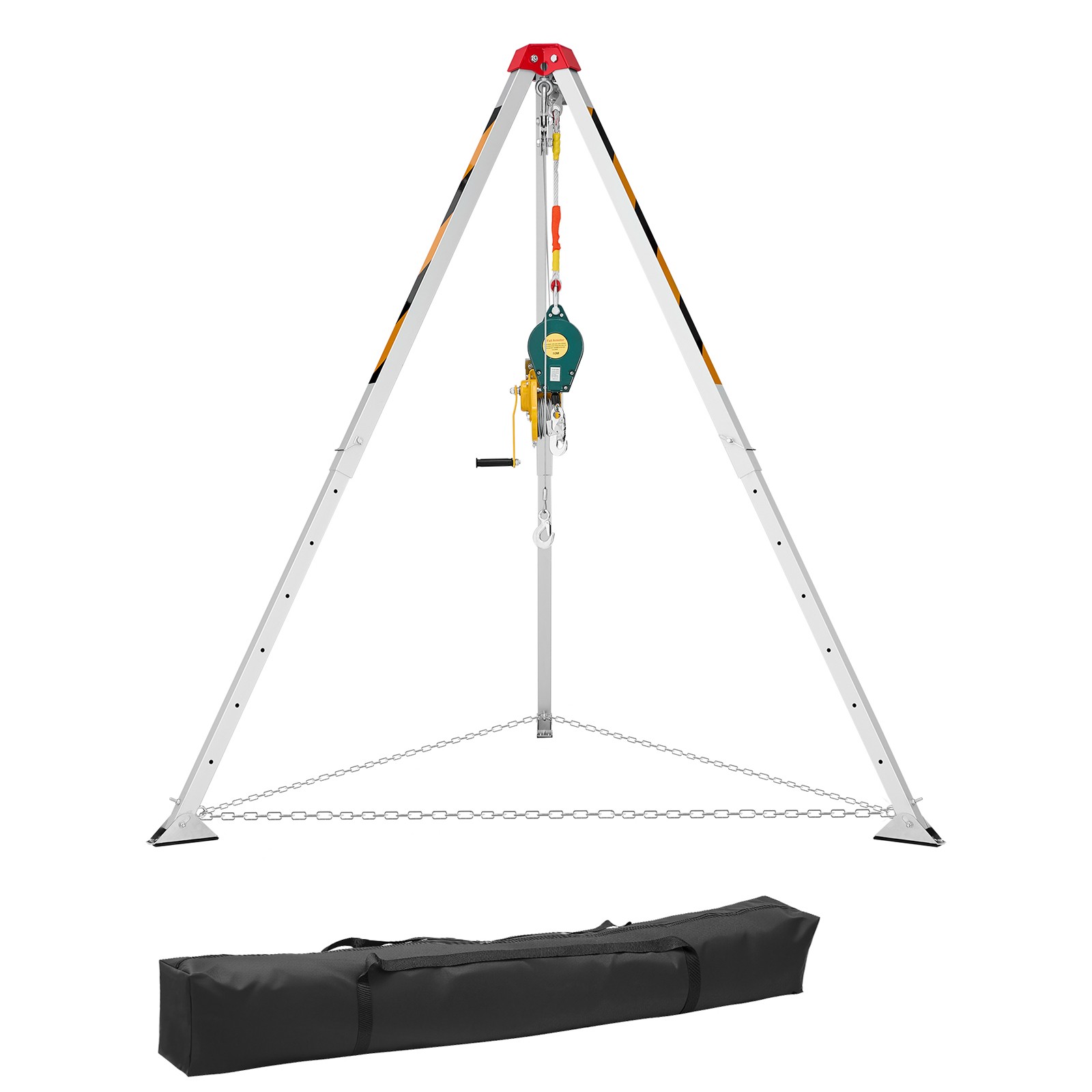 Uimoso Confined Space Tripod Kit w/Winch, Cable Options 1200lbs/1800lbs/2600lbs