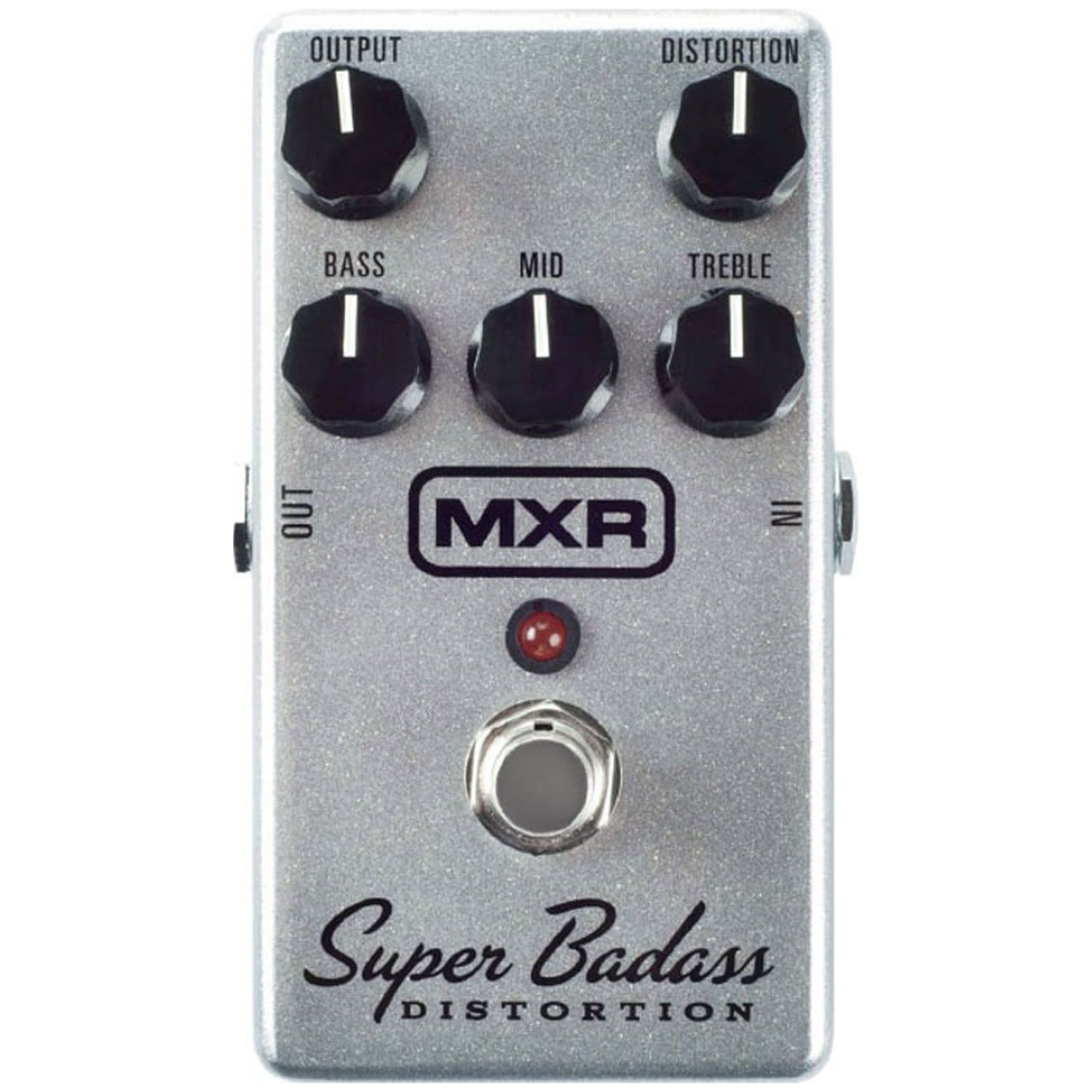 MXR M75 Super Badass Distortion Effects Pedal w/ 4 Cables
