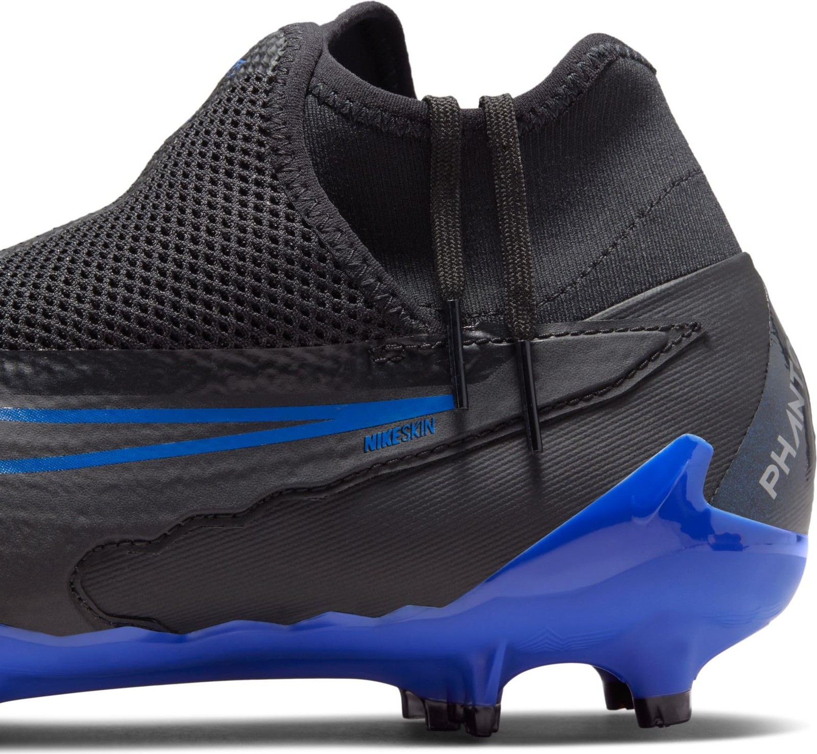 Nike Phantom GX Pro High-Top Soccer Cleats (Black/Hyper Royal/Chrome) Size 4.5