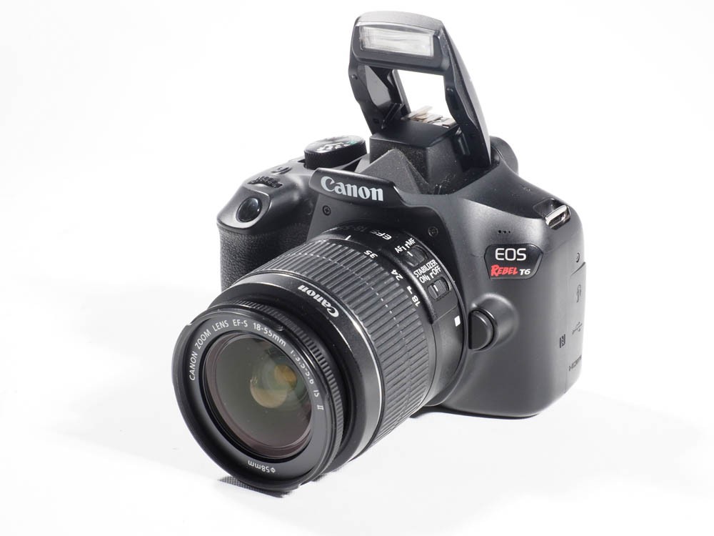 CANON T6 REBEL W/18-55MM ZOOM LENS