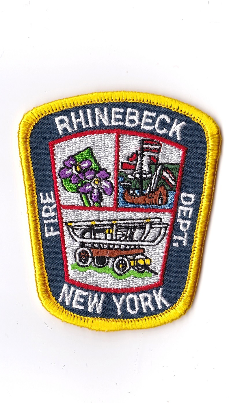Rhinbeck Fire Dept. New York Firefighter Patch NEW!!