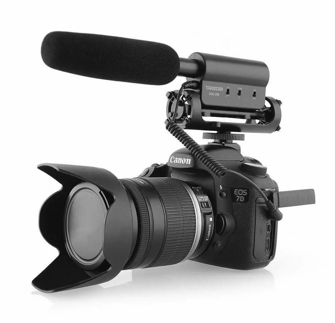 TAKSTAR Interview SGC-598 Recording Condensor MICROPHONE Photography MIC 3.5mm