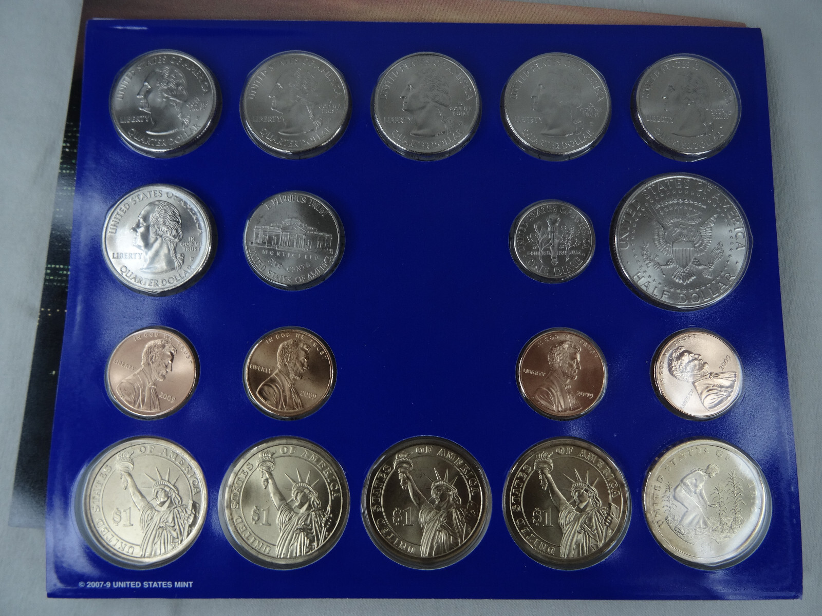 2009 P & D US Mint Set Uncirculated 36 Coins OGP