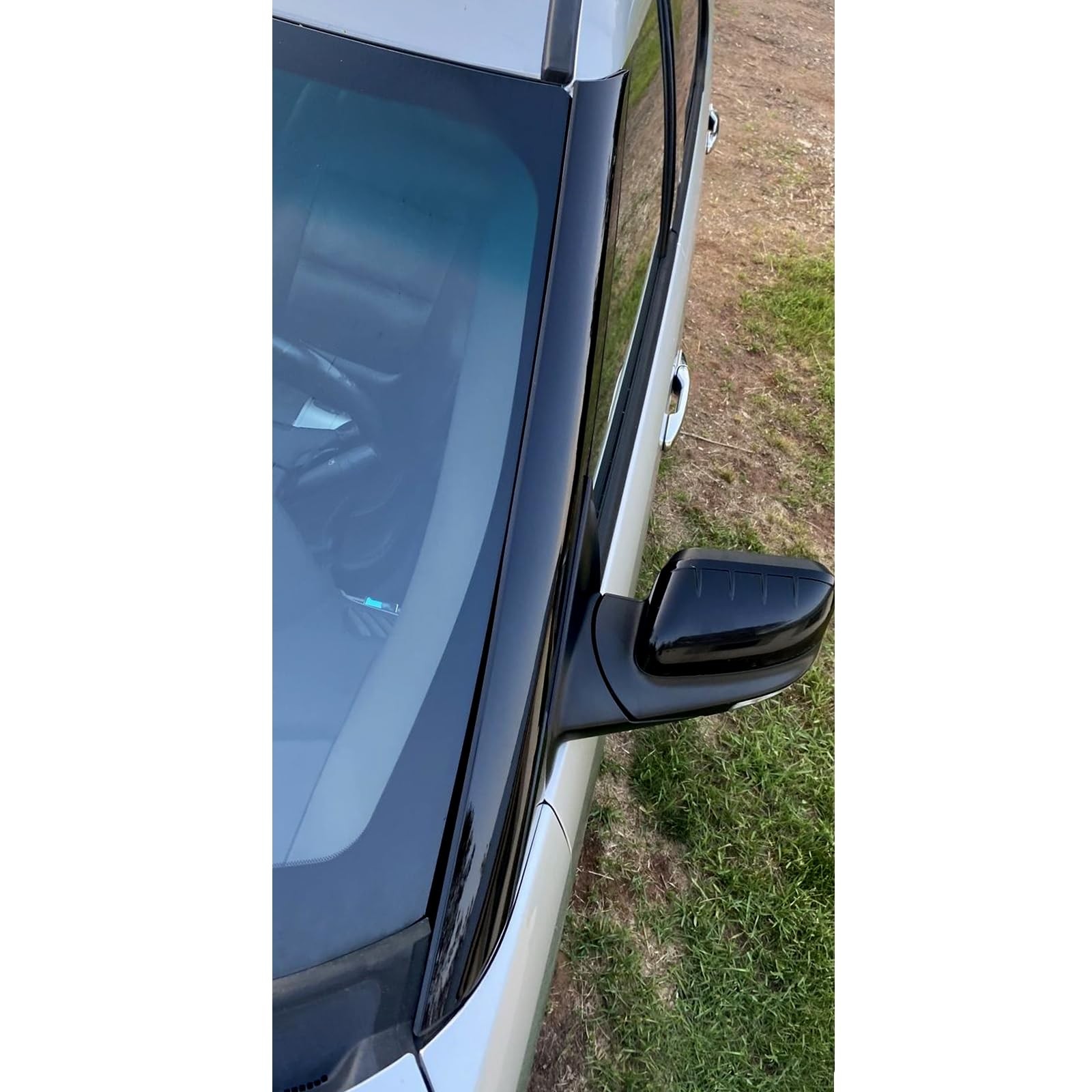 Left APillar Molding Windshield Outer Trim Compatible with 20112019 Ford Expl...