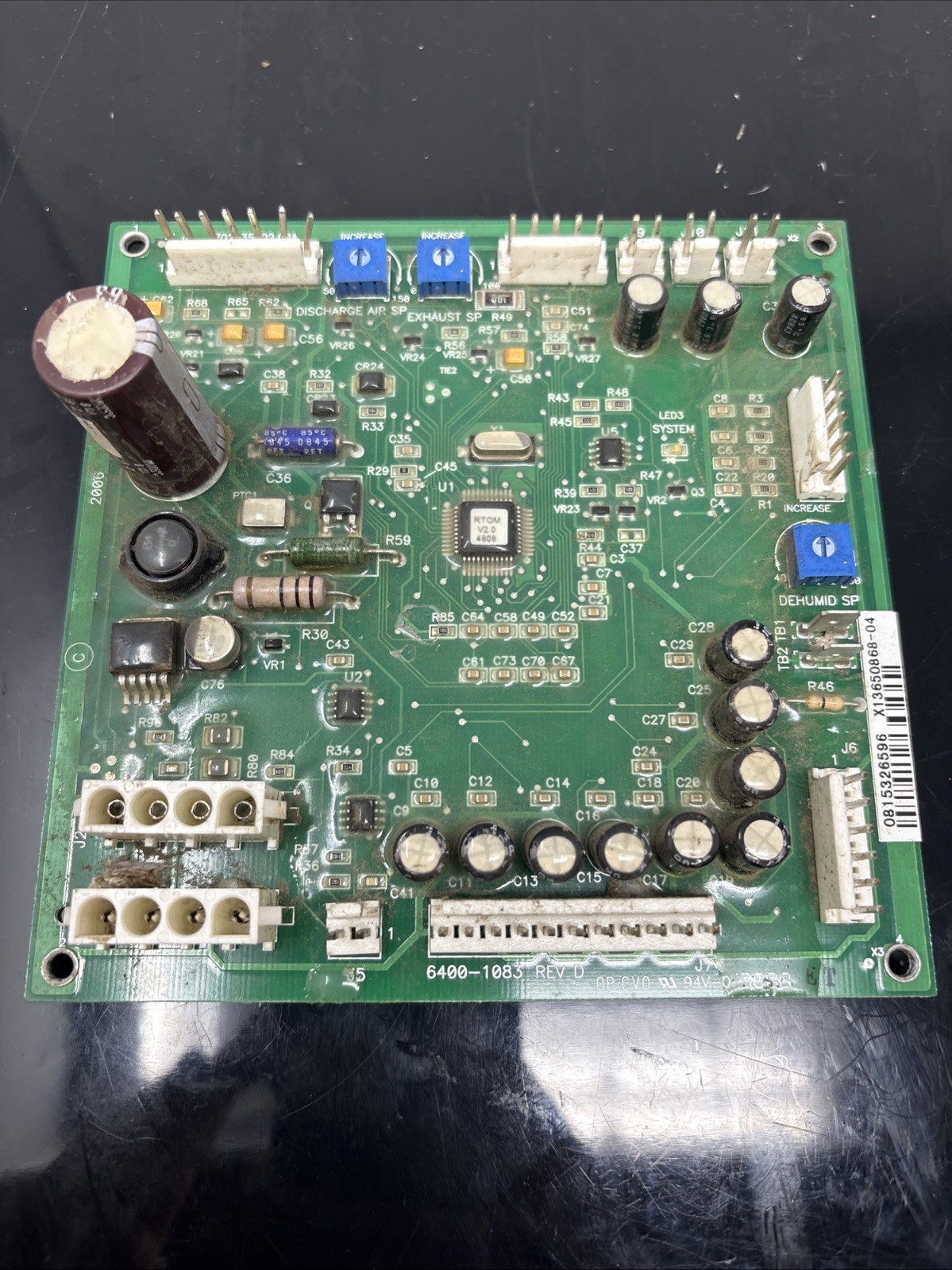 X13650868-04 0815329731 6400-1083 6400-1083D Trane RTU OEM 2 Stage Control Board