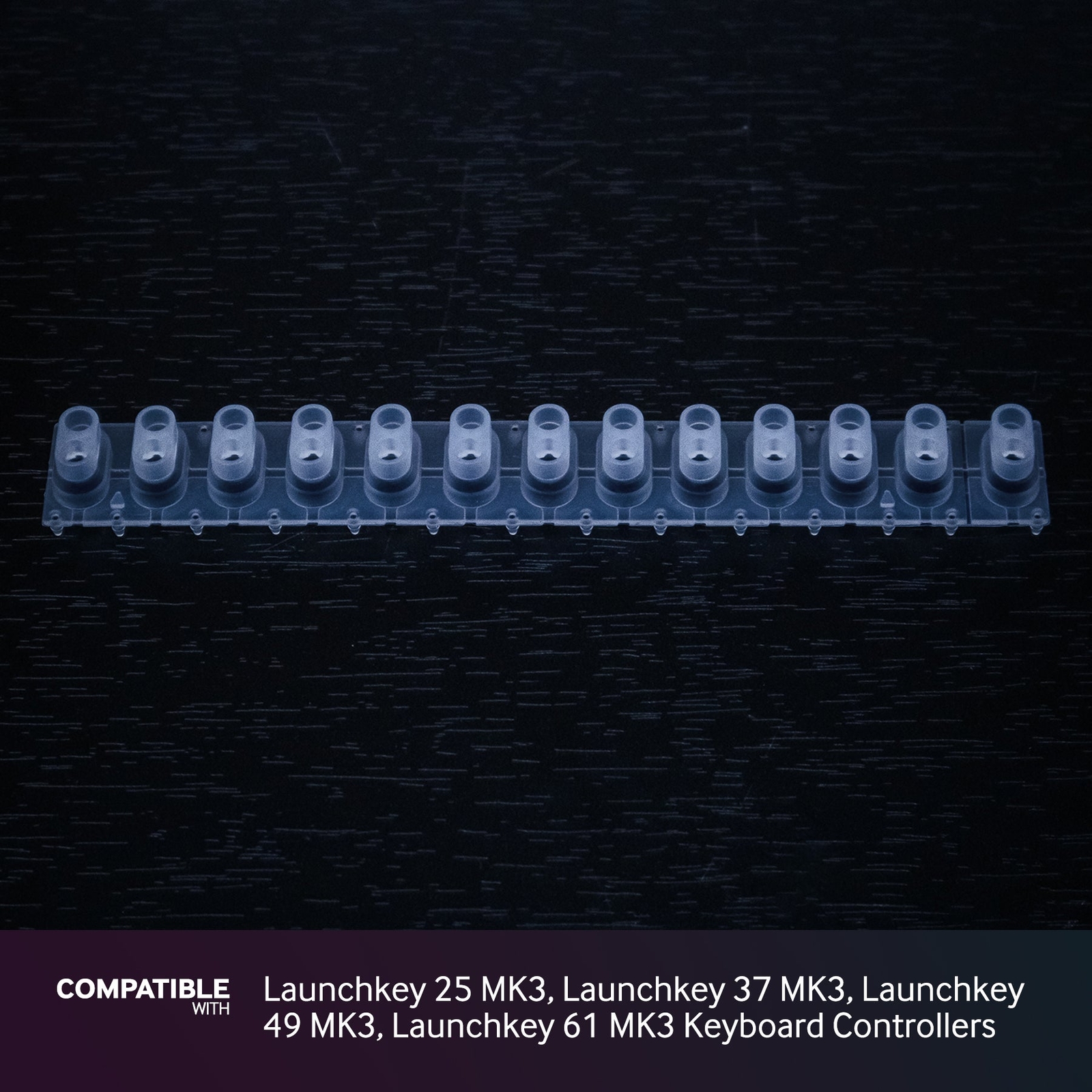 Novation Rubber Key Contact Strip for Launchkey [MK3] 25, 37, 49, 61 Controllers