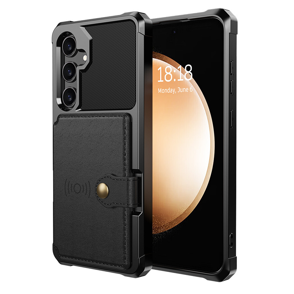 For Samsung Galaxy S24 S23 Plus S22 S21 FE S20 Wallet Card Slot Case