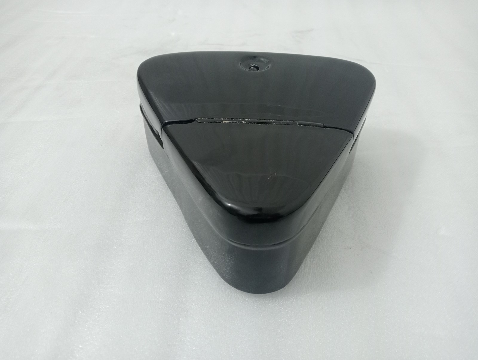 VINTAGE BSA,ARIEL TRIANGULAR TOOL BOX BLACK PAINTED STEEL |Fit For