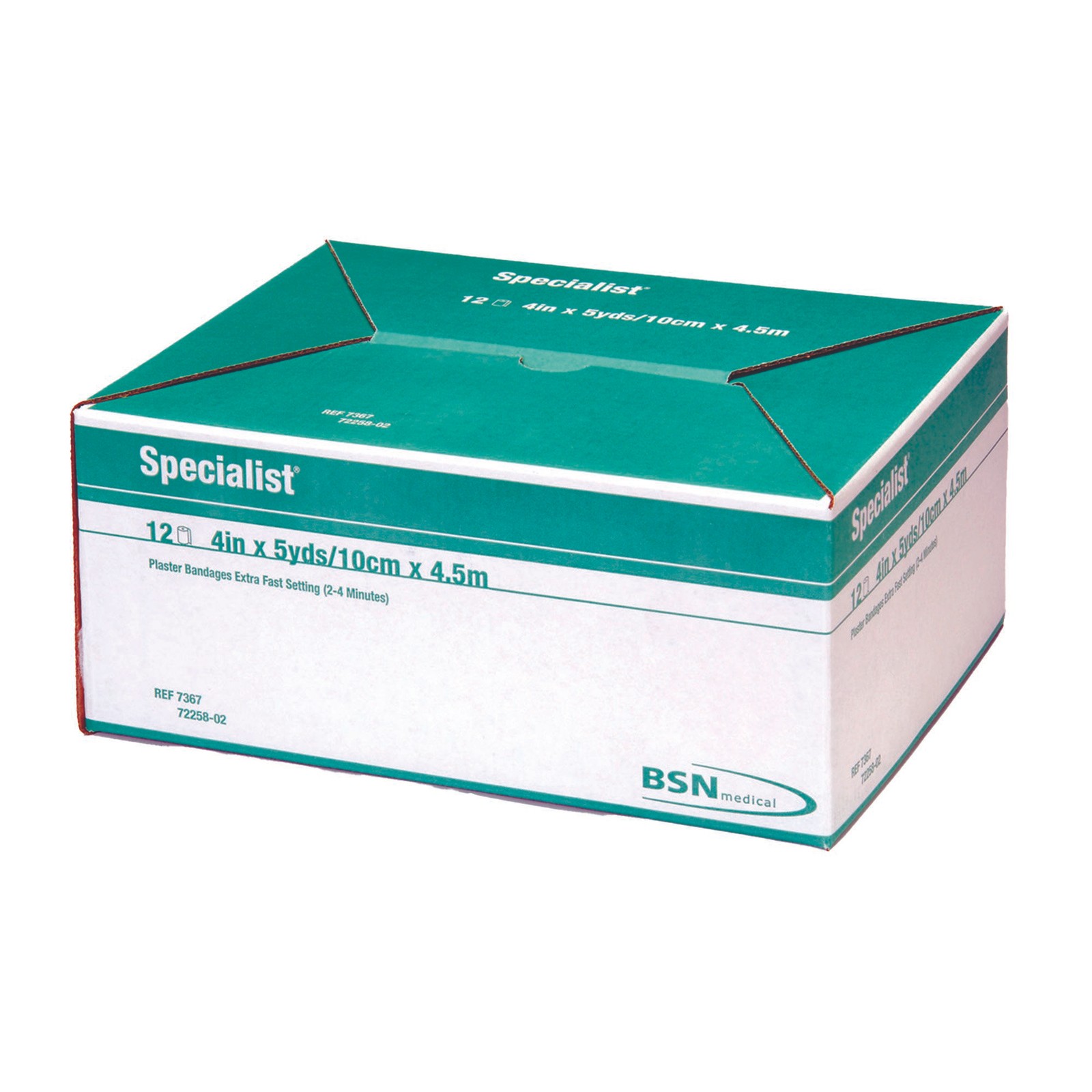 Specialist Plaster Bandage 6 Inch X 15 Foot Plaster of Paris White 7368 12 Ct