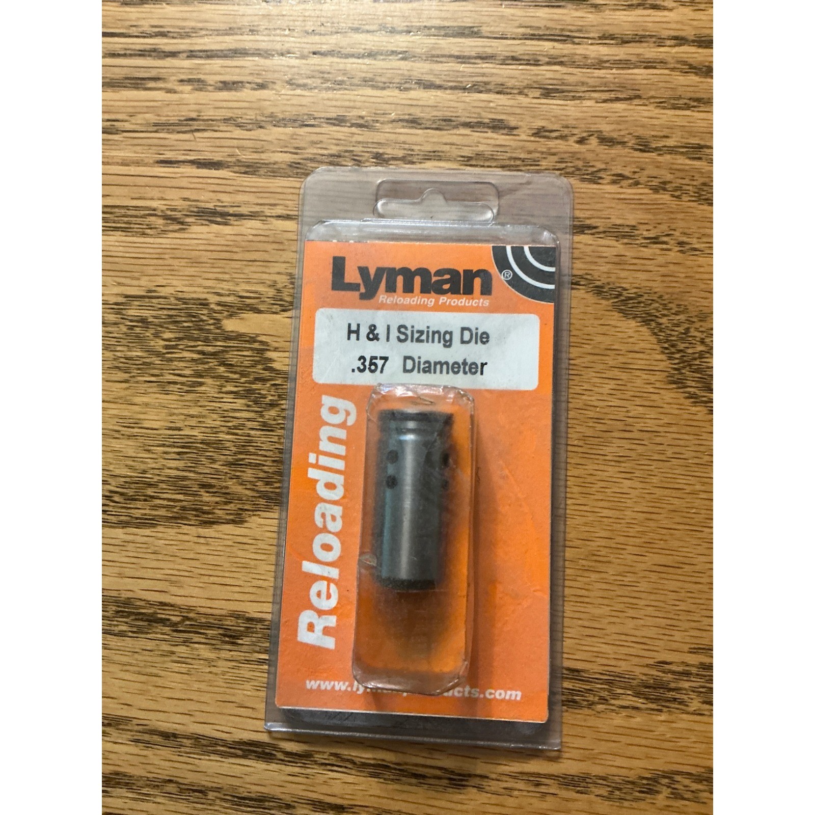 Lyman H & I Sizing Die .357 Diameter Reloading Die 2766492 New