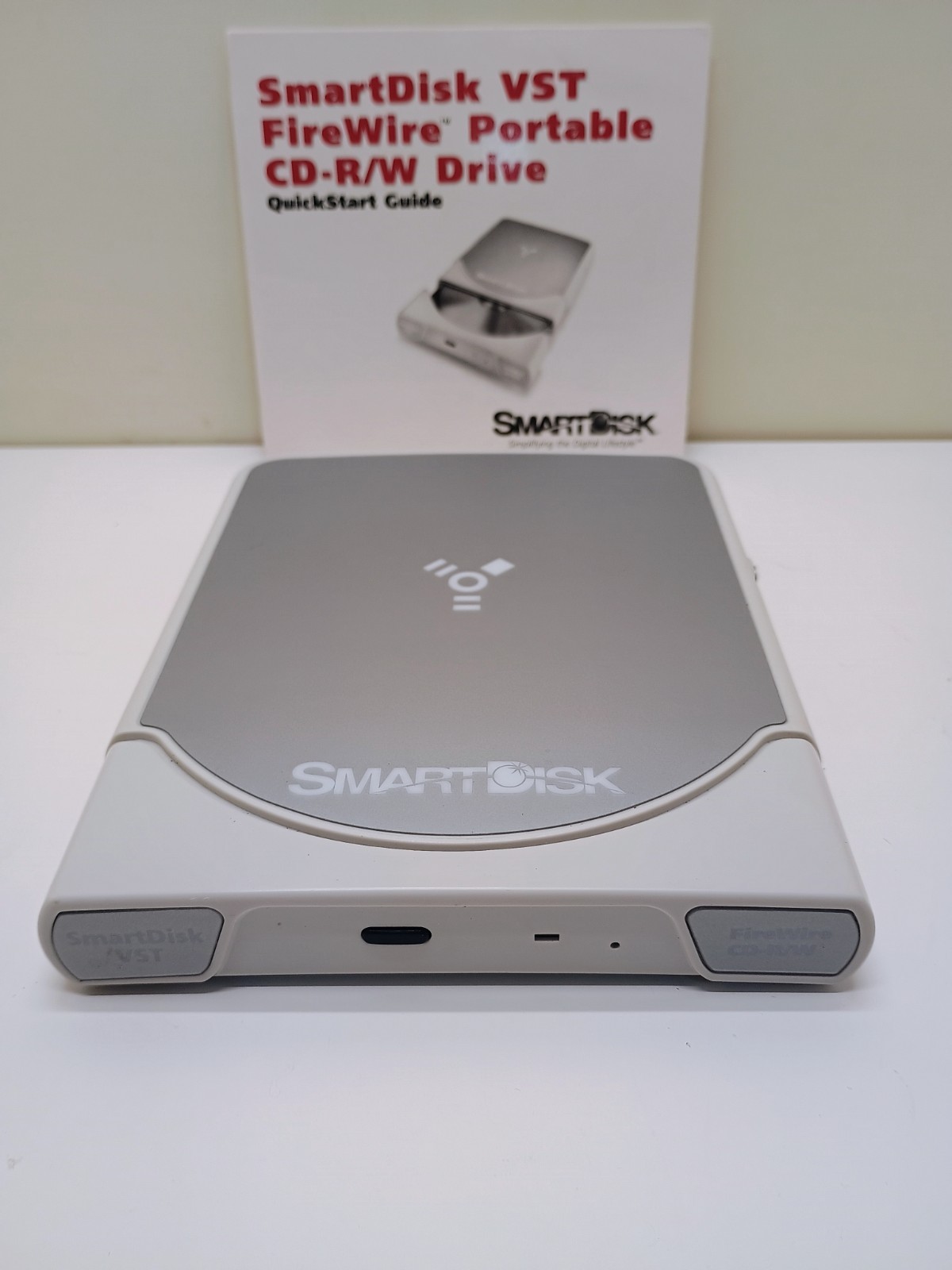 Vintage smartdisk VST Firewire Portable cd/r/w 8x8x24