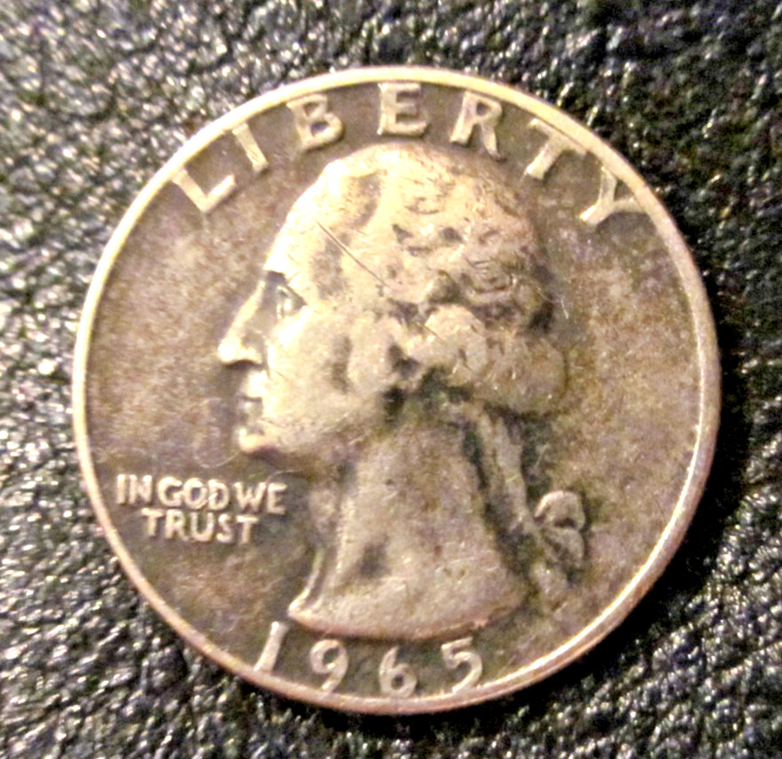 1965 Washington Quarter Beautiful Coin - NMM - Very Collectable