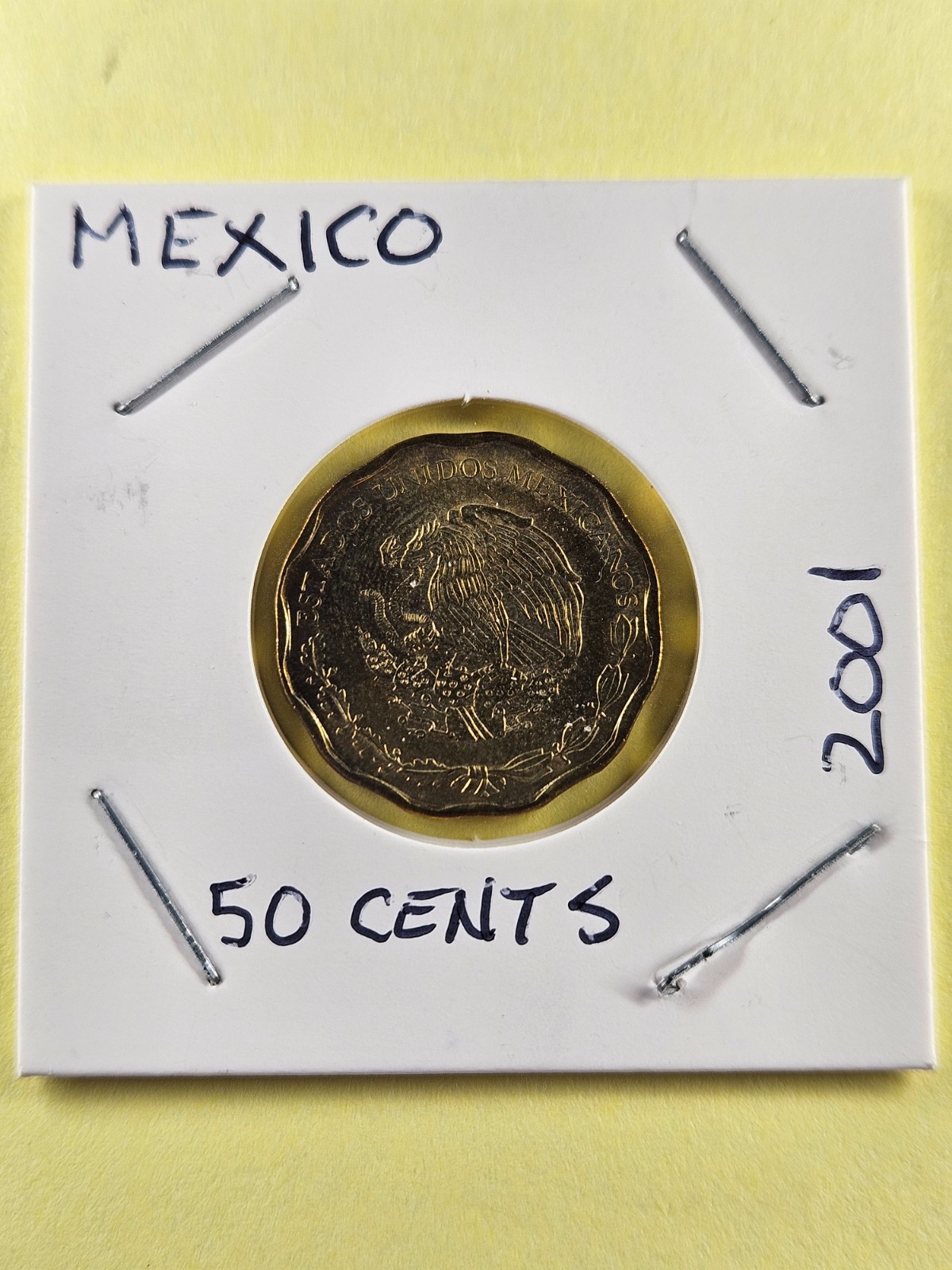 COINS - MEXICO UNITED STATES - 50 CENTAVOS 2001