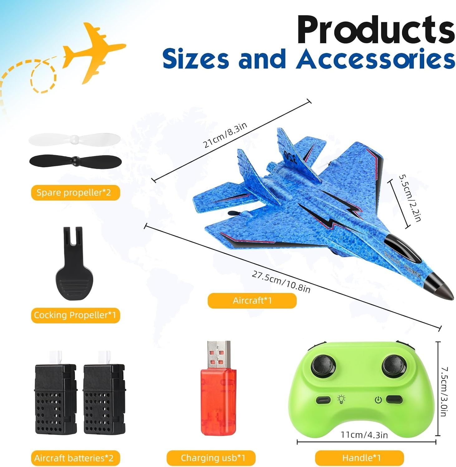 RC Plane, Remote Control Airplane Toy - RC Plane Remote Control Planes 2CH 2....