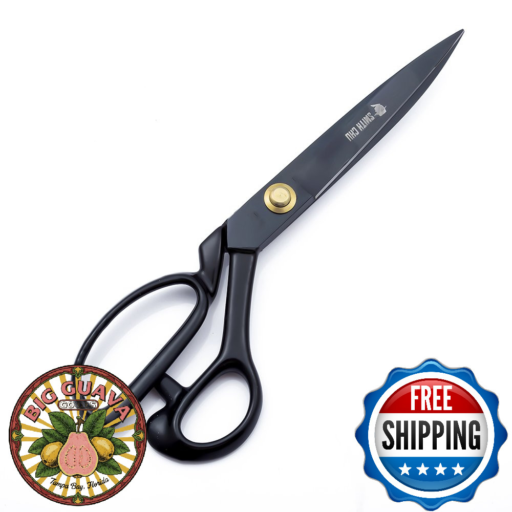SMITH CHU Sewing Scissors-Heavy Duty Tailor Scissors Shears for Fabric,Leather,R